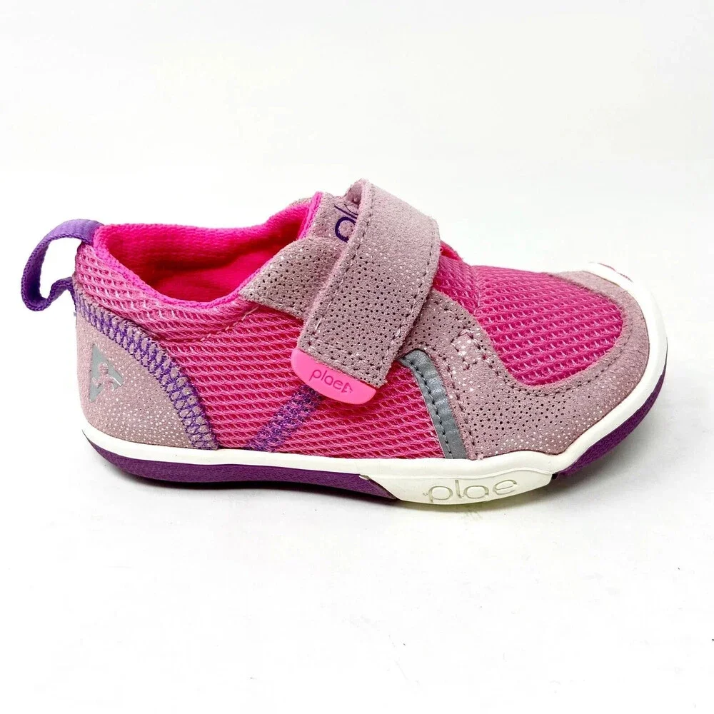 New! PLAE Toddler Pink and Purple Mesh Shoe